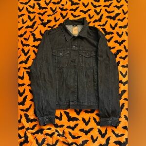 GAP Charcoal Denim Jacket Size XL